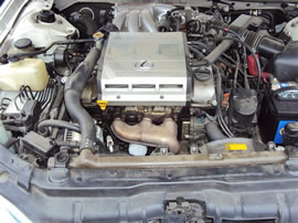 1998 LEXUS ES300, 3.0L AUTO, COLOR WHITE, STK Z15848
